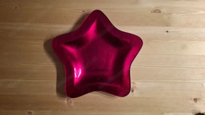 Glasteller sternförmig