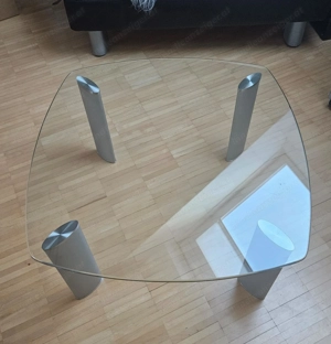 Wohnzimmer Glas-Beistelltisch Bild 2