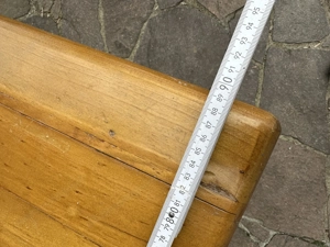 Massiver Holztisch mit Lade   ideal für Küche, Terrasse oder Werkstatt! Bild 3