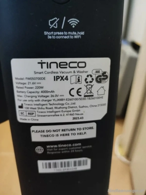 Tineco Nass-Trocken-Sauger Floor One S 3 Extreme, 220 W, beutellos Bild 2