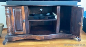 Fernsehschrank, Fernsehmöbel, Massivholzschrank Bild 2
