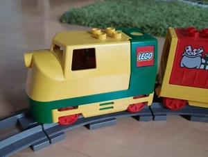 Lego Duplo 2933 Deluxe Motorisiertes Güterzug Set Selten 2000 TOP- Zustand Bild 2