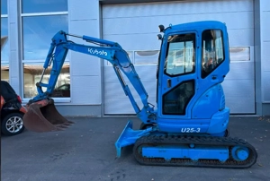 Kubota U25 -3 Minibagger Bagger mit Kabine Bild 3