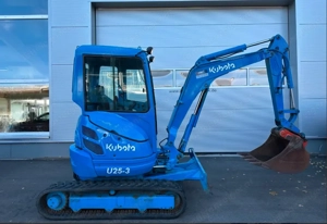 Kubota U25 -3 Minibagger Bagger mit Kabine Bild 7