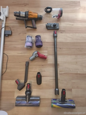 Dyson V12 Detect Slim Absolute kabelloser Staubsauger mit Ladestation gereinigt Bild 10