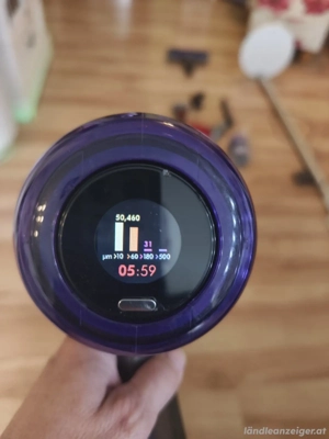 Dyson V12 Detect Slim Absolute kabelloser Staubsauger mit Ladestation gereinigt Bild 2