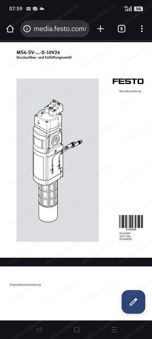 Festo Sicherheitsentlüftung und softDruckaufbau