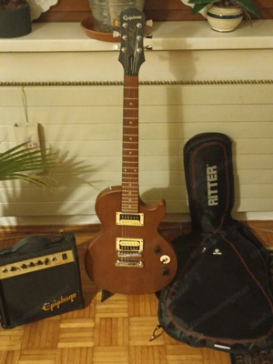 Gitarre epiphone les paul plus verstärker