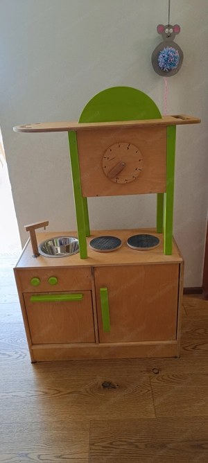 Spieleküche Kinderküche Echtholz Bild 3