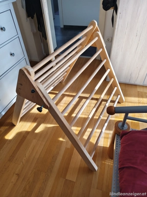 selbstgebautes Kletterdreieck 