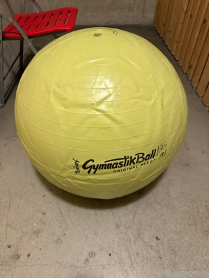 Gymnastikball Pezzi Original   BioBased, 75 cm (limegrün) Bild 2