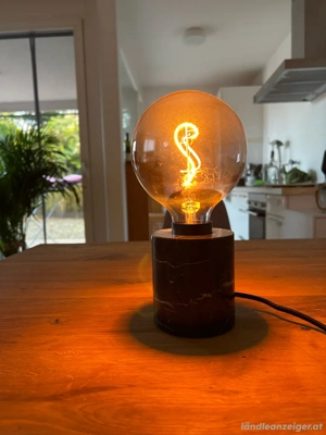 Lampe aus Mamor inkl Glühbirne Bild 5