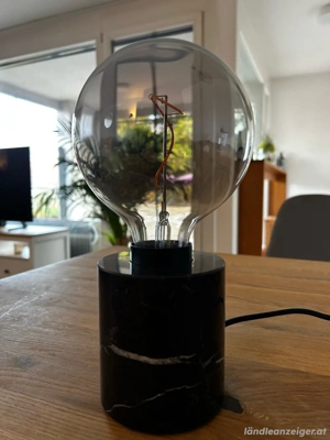 Lampe aus Mamor inkl Glühbirne Bild 2