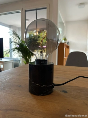 Lampe aus Mamor inkl Glühbirne Bild 4