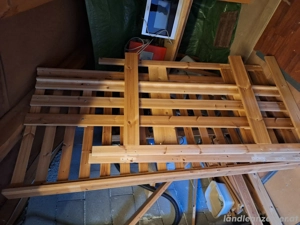 Stockbett Vollholz 2m