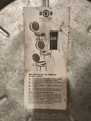 Müllsackständer Müllsackhalter Abfallsackständer aus Stahl 3-Bein Bild 7