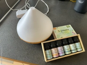 Luftbefeuchter mit ätherischen Ölen für Raumduft