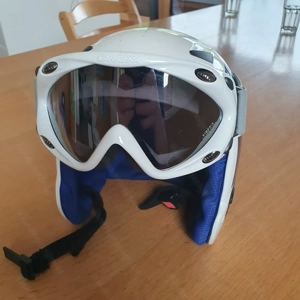 Skihelm, Helm, Skibrille, Brille Bild 2