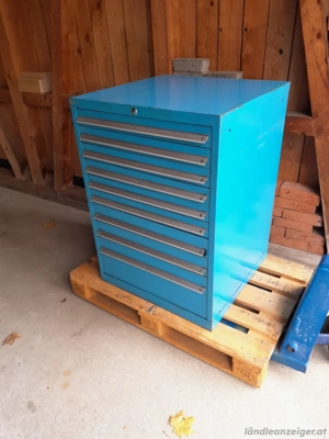 Stabiler Werkstattschrank Metallschrank Schubladenschrank 