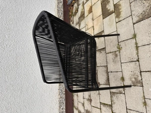 Wunderschöne schwarze Gartensessel - modernes 8er-Set, wie neu! Bild 2