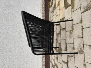 Wunderschöne schwarze Gartensessel - modernes 8er-Set, wie neu! Bild 4
