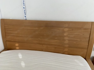 La Natura Massivholzbett 120x 200 cm mit Lattenrost und Matratze Bild 2