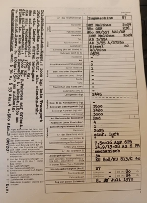 Traktor David Brown 880 mit Frontlader Bild 4