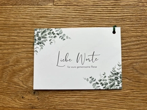 Wunschkarten für Hochzeitsgäste