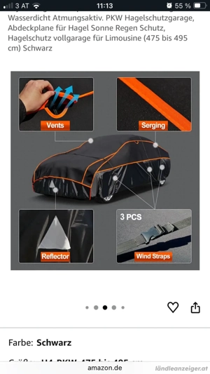 Autoabdeckplane Bild 2