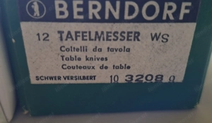 Berndorf Besteckset, schwer Versilbert Italienisches Design,  1950er 110 Teile. Unbenutzt Bild 5