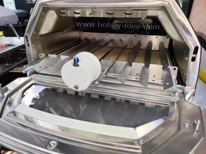 Pizza Spießantrieb BBQ Spieße Spießdreher Schaschlik Grill Spiessaufsatz  Bild 3