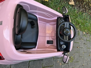 TURBO CHALLENGE FIAT 500e Elektroauto für Kinder mit 7,2V Lithium Akku rosa Bild 2