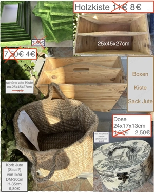 Tolle Kisten Körbe Boxen ab 2Euro Billig !!! Bild 2