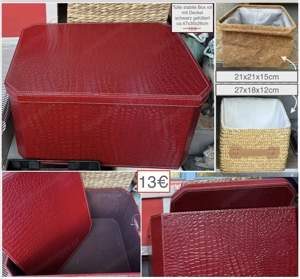 Tolle Kisten Körbe Boxen ab 2Euro Billig !!! Bild 9