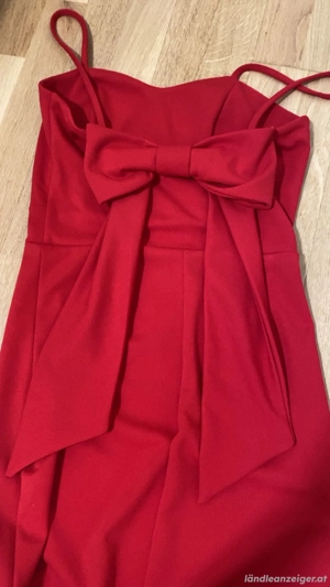 Rotes Cocktailkleid  Bild 2