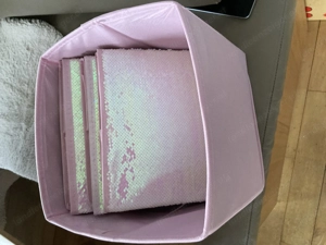 Korb Box Aufbewahrung rosa Bild 2
