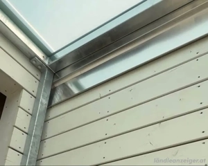 Terrassenüberdachung Stahl Glas (VSG TVG 12 mm) - sehr guter Zustand Bild 7