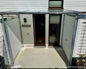 Terrassenüberdachung Stahl Glas (VSG TVG 12 mm) - sehr guter Zustand Bild 3