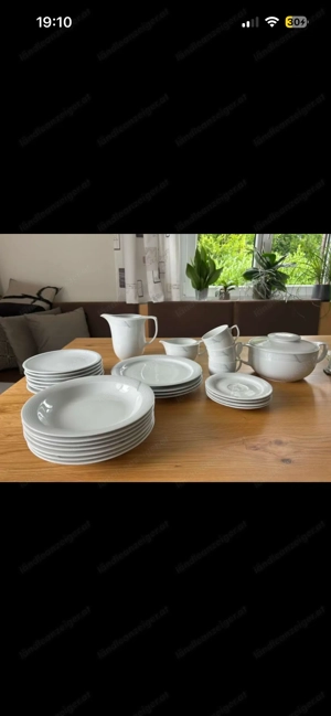 Geschirr - weiß Bild 2