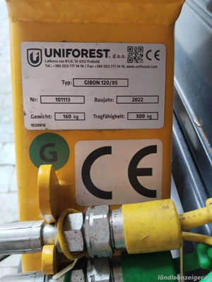 Hydraulische Heckmulde Bild 2