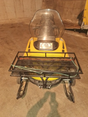 Skidoo mit Transportanhänger Bild 2