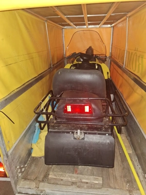 Skidoo mit Transportanhänger Bild 5
