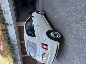 Fiat 500 Cabrio   Weiß   Top Zustand   Unfallfrei Bild 5