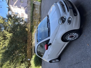 Fiat 500 Cabrio   Weiß   Top Zustand   Unfallfrei Bild 4