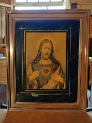 Antike Bilder Heiligenbilder Urkunden Bild 3