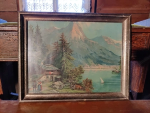 Alte antike Bilder   Dachbodenfund Bild 2