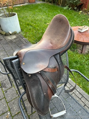 Kindersattel Sattel Holzpferd Bild 2