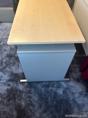 Schreibtisch Holz Bild 5