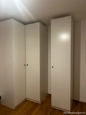 Ikea Pax Schrank Ecke mit Mit Regalböden & Kleiderstange Bild 3