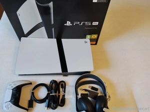 Sony PlayStation 5 Pro 2TB Digital Wie Neu   Elite Puls Wireless Headset Bundle Bild 2